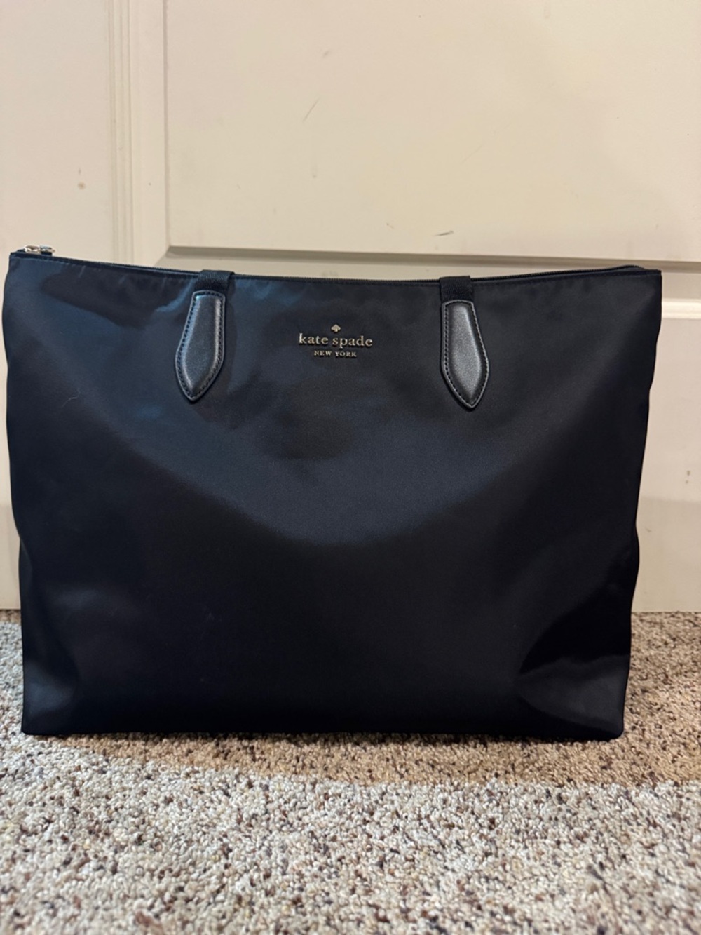 kate spade Black Nylon Tote